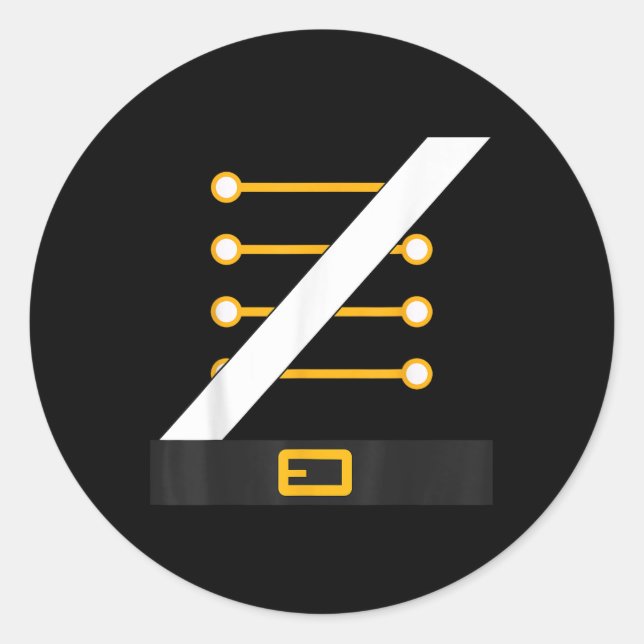 Pegatina Redonda Disfraz de nueces uniforme de juego de soldados de (Anverso)