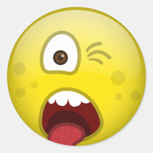 Pegatina Redonda Disgusted
