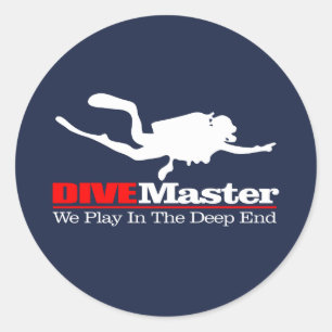 Pegatina Redonda DIVEMaster
