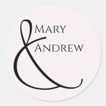 Diversión tipográfica mínima pero Boda formal