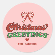 Diversos saludos navideños retro