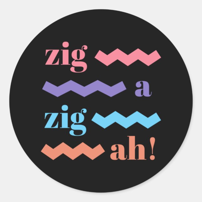 Pegatina Redonda Divertida mamá patinadora de hielo (Anverso)