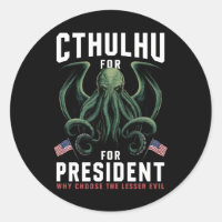Divertidas elecciones 2024 Cthulhu para presidente