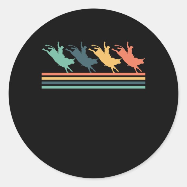 Pegatina Redonda Divertido (Anverso)