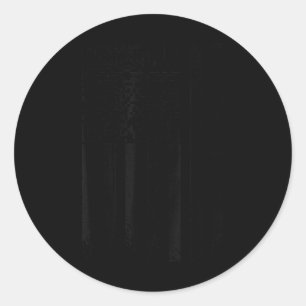 Pegatina Redonda Divertido Hes Back Trump Scan Code Qr, Molesto Ame