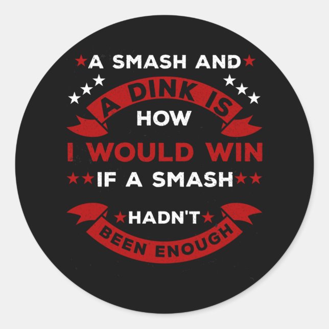 Pegatina Redonda Divertido juego de bolas (Anverso)