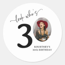 Divertido 'Mira Quién Cumple 30' Elegante Cumpleañ