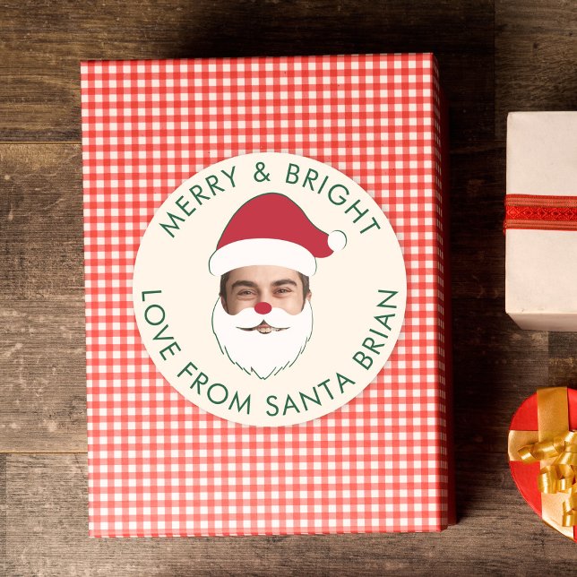 Pegatina Redonda Divertido Personalizado de cara intercambiar Papá  (Subido por el creador)