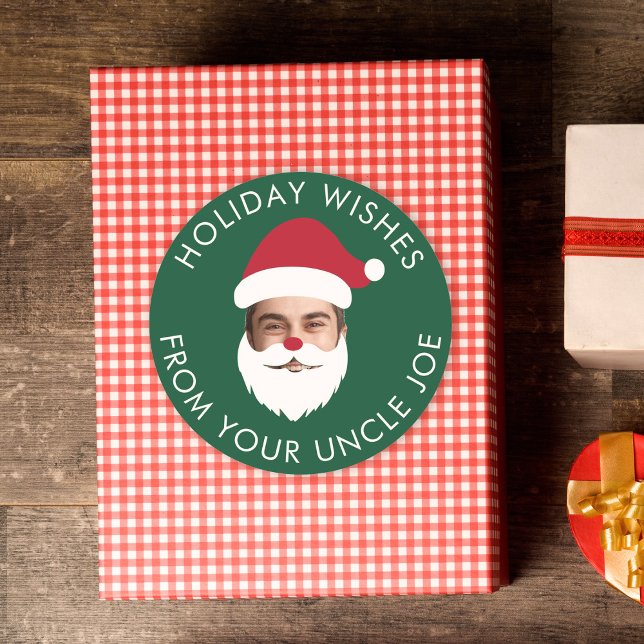 Pegatina Redonda Divertido Personalizado de cara intercambiar Papá  (Subido por el creador)