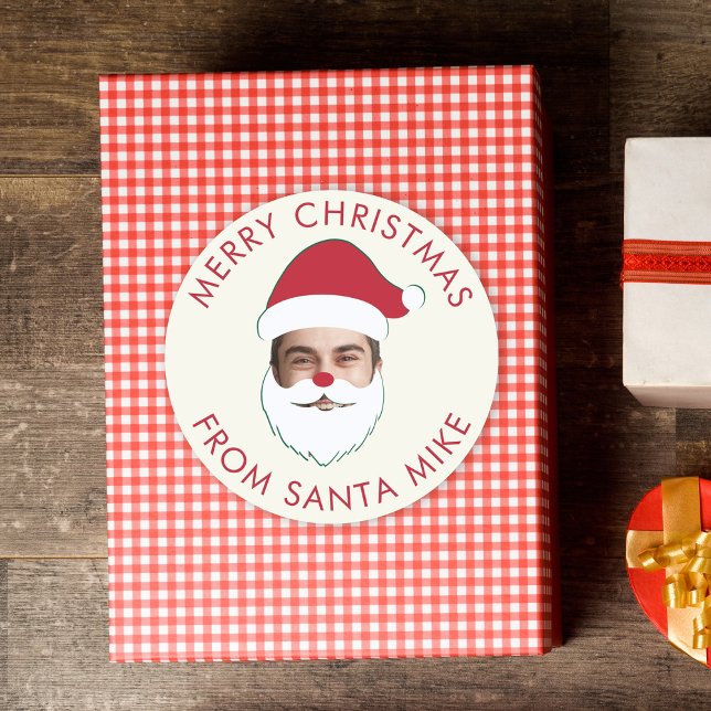 Pegatina Redonda Divertido Personalizado de cara intercambiar Papá  (Subido por el creador)