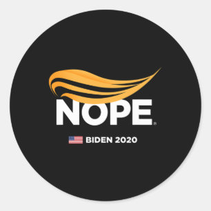 Pegatina Redonda Divertido presidente Donald Trump 2024