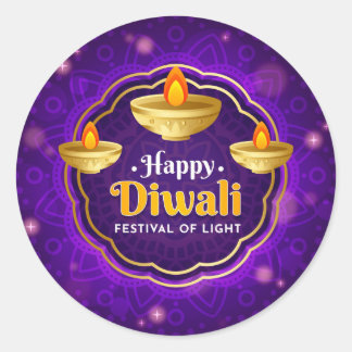 Pegatina Redonda Diwali