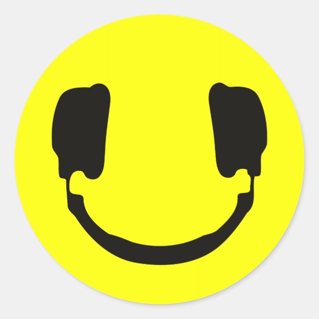 PEGATINA REDONDA DJ (Anverso)