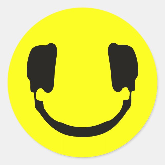 PEGATINA REDONDA DJ (Anverso)