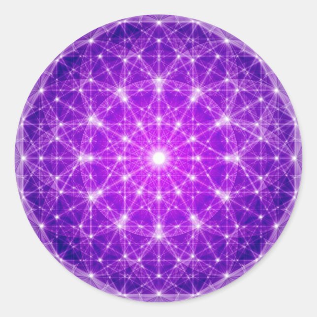 Pegatina Redonda D'Light Full Mandala (Anverso)