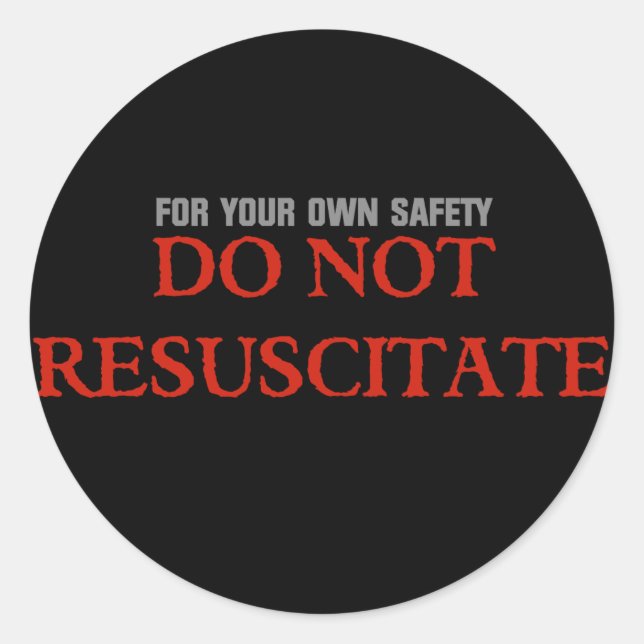 PEGATINA REDONDA DNR (Anverso)