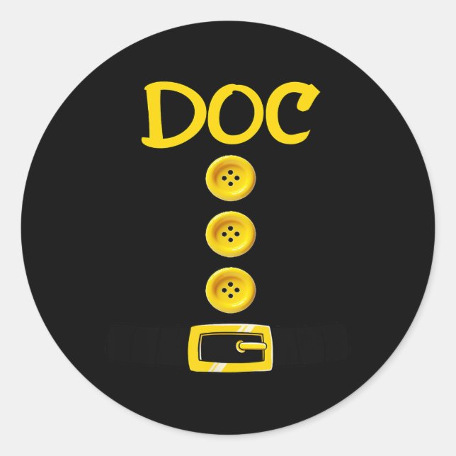 Pegatina Redonda Doc Dwa (Anverso)