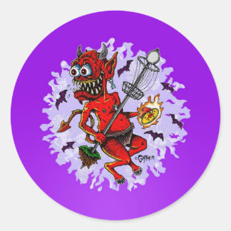 Pegatina Redonda DOD - Golf en disco