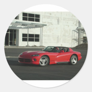 Pegatina Redonda Dodge Viper RT/10