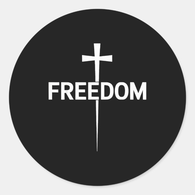 Pegatina Redonda Dom  (Anverso)