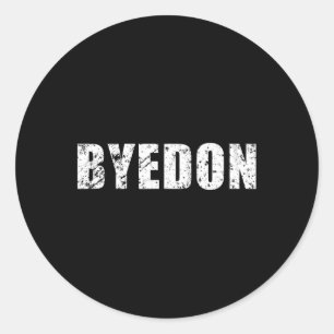 Pegatina Redonda Don Retro Vintage Grunge Funny