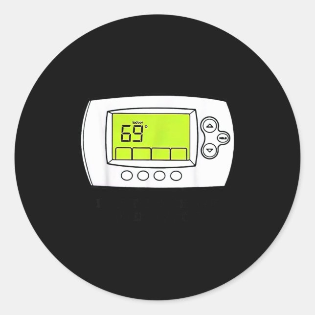 Pegatina Redonda Don’t Touch The Tat Funny For Men Women  (Anverso)