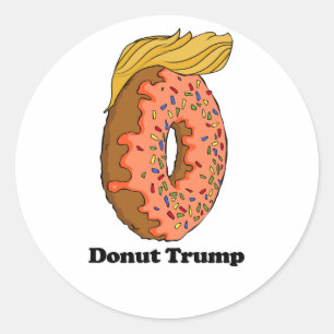 Pegatina Redonda Dona Trump