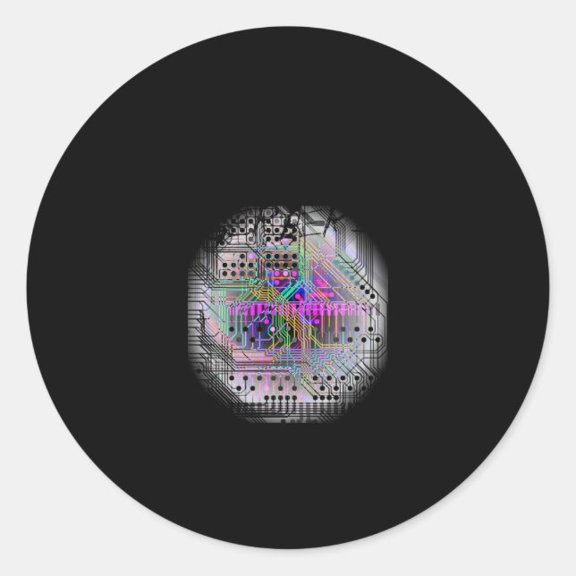 Pegatina Redonda Dont Touch My Gerbers  (Anverso)