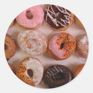 PEGATINA REDONDA ¡DONUTS!