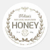 Dorado Miel Grabado en relieve Mensajes de texto A