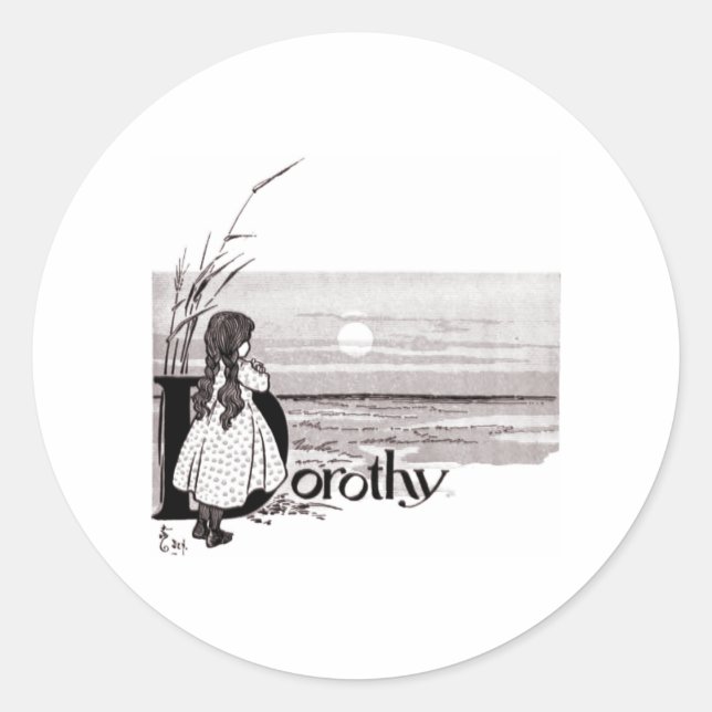 Pegatina Redonda Dorthy (Anverso)