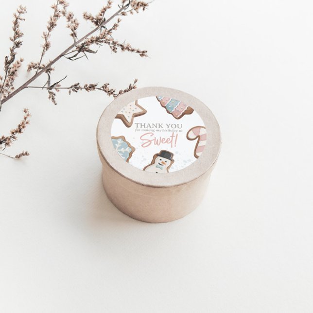 Pegatina Redonda Dos dulces Pegatinas de Favor de Cumpleaños (Subido por el creador)