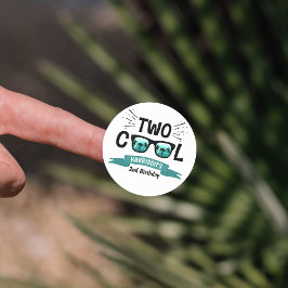 Pegatina Redonda Dos Guay Boys segundo cumpleaños