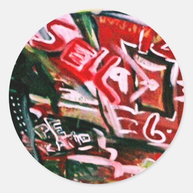 PEGATINA REDONDA DOW JONES (Anverso)