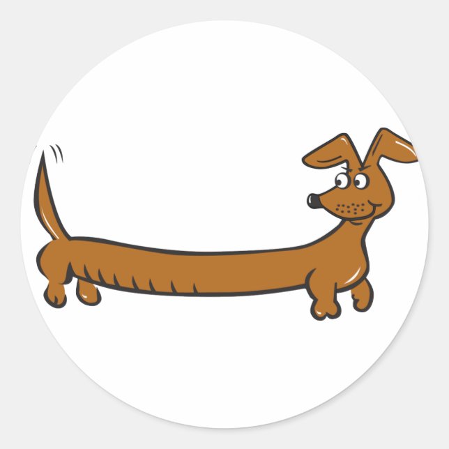 Pegatina Redonda DOXIE-Personalizado (Anverso)