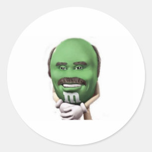 Pegatina Redonda Dr. Phil m&m