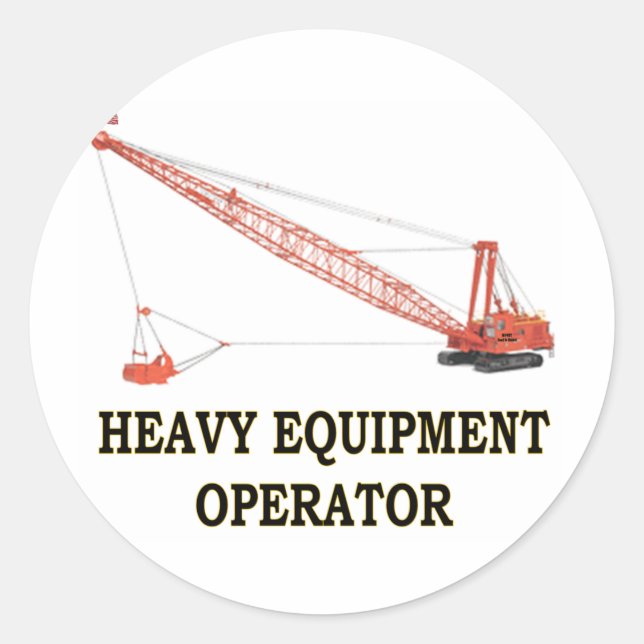 PEGATINA REDONDA DRAGLINE (Anverso)