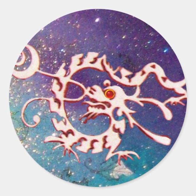 PEGATINA REDONDA DRAGÓN DE MAR 2 (Anverso)