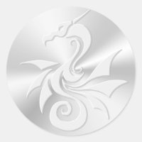 Dragón tribal de efecto Grabado en relieve