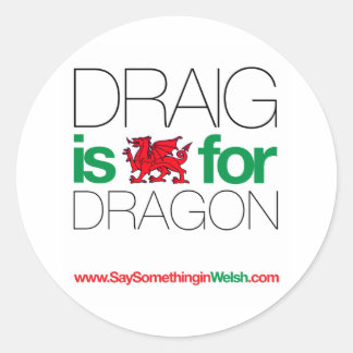 PEGATINA REDONDA DRAIG