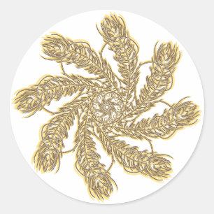 Pegatina Redonda Dream Catcher