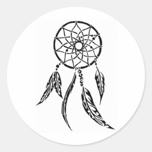 Pegatina Redonda Dream Catcher