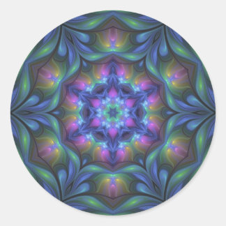 Pegatina Redonda Dreamland Mandala