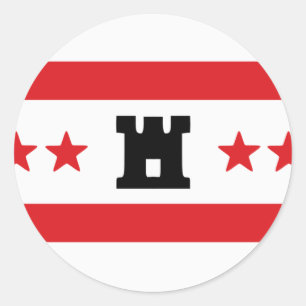 Pegatina Redonda Drente, Países Bajos