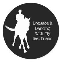 Dressage Está Bailando Con El Mejor Amigo Blanco