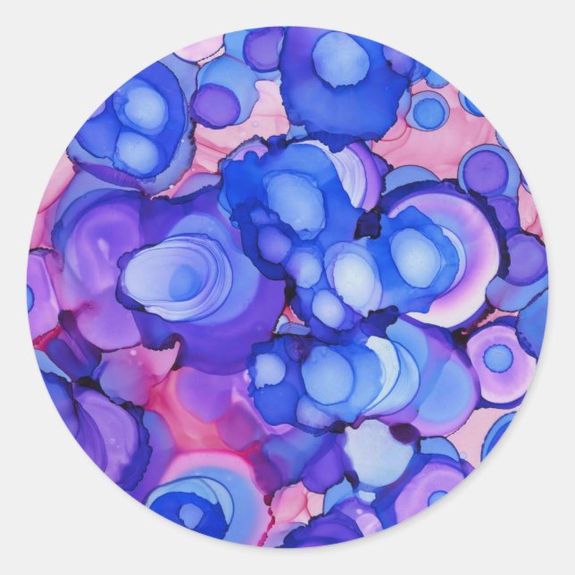 Pegatina Redonda DropsOfColor (Anverso)