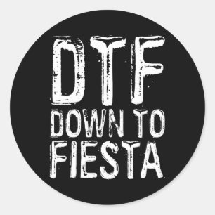 Pegatina Redonda Dtf Abajo A Fiesta Camisas Hombres Cinco De Mayo P