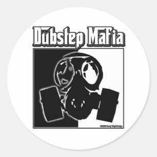 Pegatina Redonda DUBSTEP Mafia Dub Step música Dubstep ropa