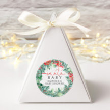 Ducha de bebé Corona de Navidad 