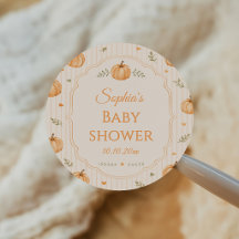 Ducha de bebé de calabaza Enamorarse